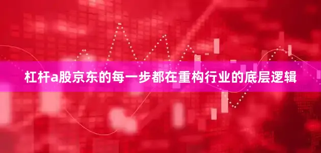 杠杆a股京东的每一步都在重构行业的底层逻辑